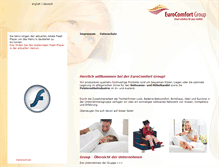 Tablet Screenshot of eurocomfort.de